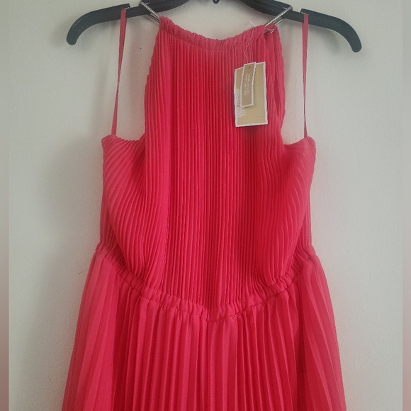 Michael kors sleeveless halterneck pleated jumpsuit coralBNWT NO LOW BALLING!!